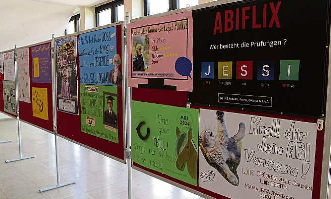 Die Abiturprüfungen haben begonnen!